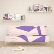 Чехол для дивана б/п Розовый геометрический рисунок 3