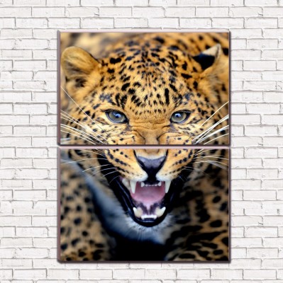 Модульная картина Леопард арт. 2-1