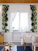 Вуаль с вертикальными манжетами Цветочный верх 29