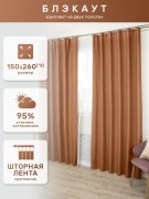 Шторы 150х260*2 БлэкаутАрт.0028