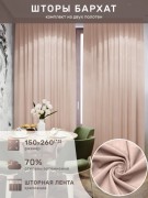 Шторы 150х240*2 БархатАрт.0027