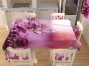 Фотоскатерть Розовые лепестки орхидеи