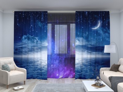 Комплект: Ночное небо + Фиолетовое звёздное небо