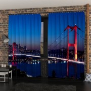 Фотошторы Вечерний мост в Стамбуле