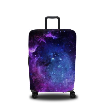 Чехол для чемодана Фиолетовое звёздное небо
