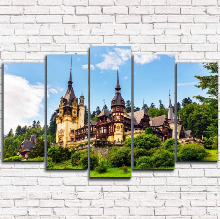 Модульные картины замки